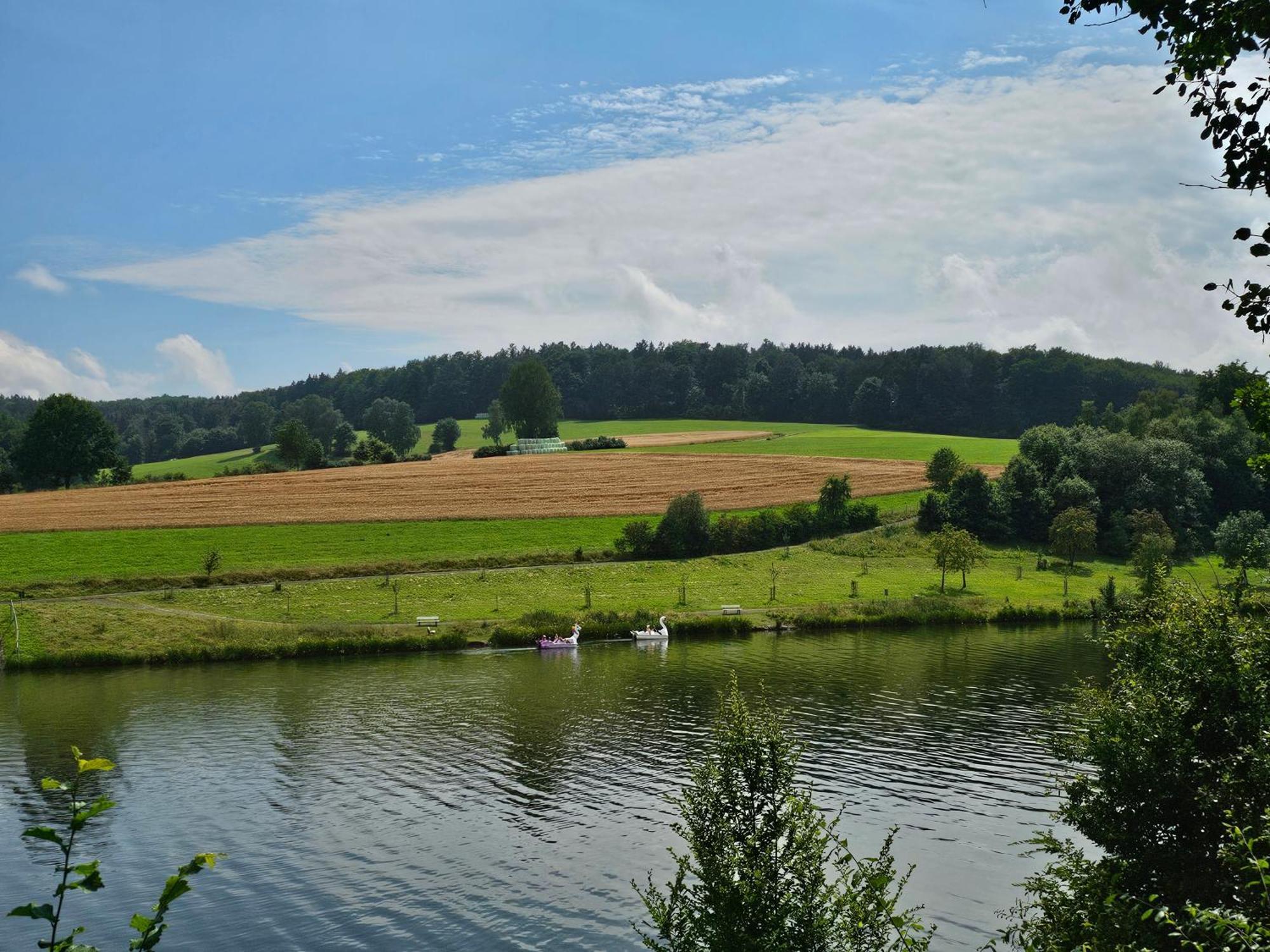 Ferienhaus "Schmetterling" Am See Im Bergland Kirchheim  Exterior photo